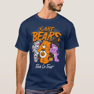 e Bears Trick or Treat Costumed Bears Retro toon P T-Shirt
