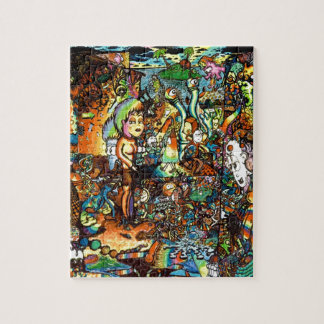 E Bent Psychedelic Art Jigsaw Puzzle