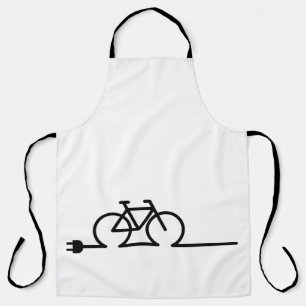 E bicycle charging point loader symbol. Acculader Apron