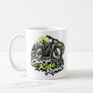 E-Bike – Charge Ride Repeat Coffee Mug