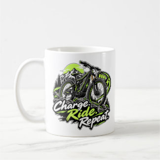 E-Bike – Charge Ride Repeat Coffee Mug