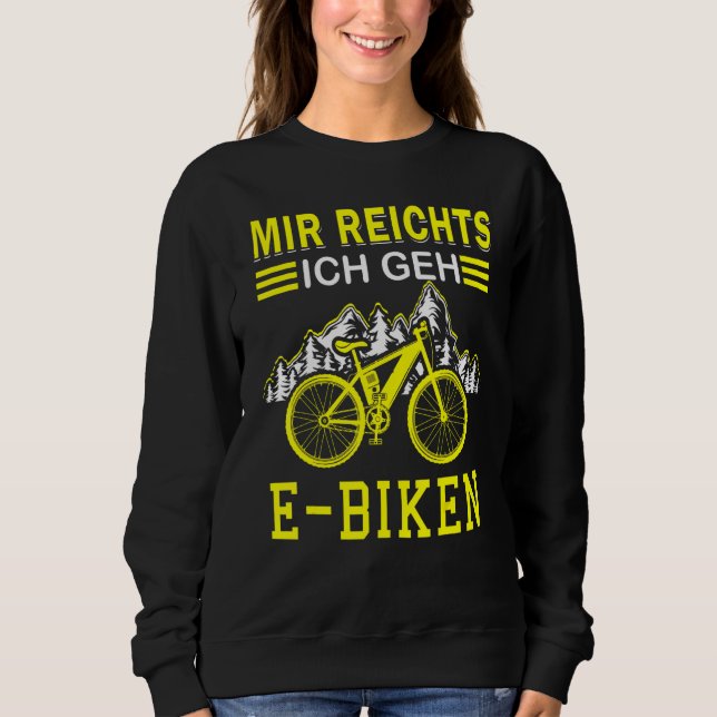 E Bike Electric Bicycle Mtb Mountain Bike Auxiliar Sweatshirt (Front)