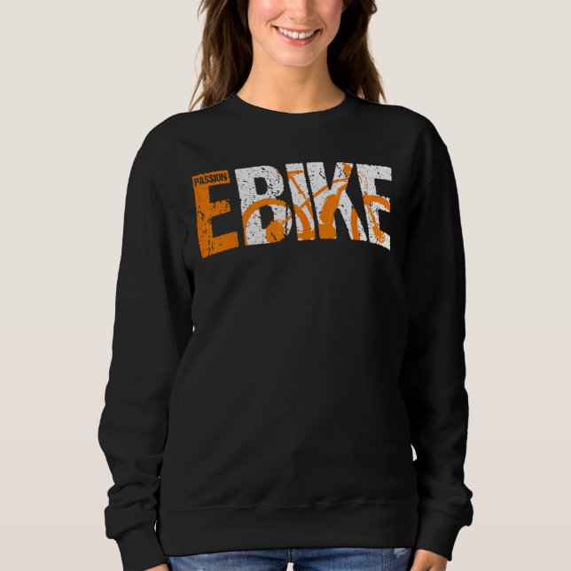 E-Bike Electric Bicycle Pedelec Gift Sweatshirt (Front)