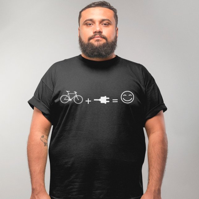 E-Bike Funny Bicycle Electronic Electric Cycling T-Shirt (Creator Uploaded)