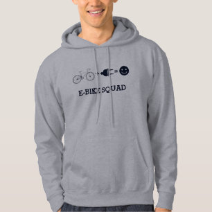 E Bike Squad Electric Bicycle Makes Me Happy Hoodie