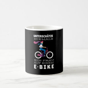 E-bike Woman Coffee Mug