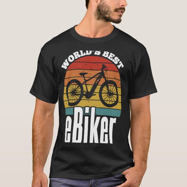 E Biking   Greatest E Biker Appreciation E Bike T-Shirt (Front)