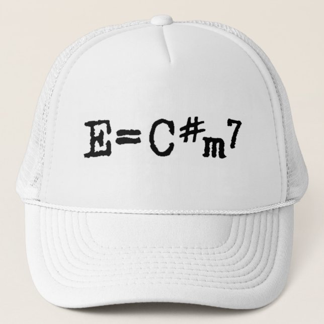 E=C#m7 Trucker Hat (Front)