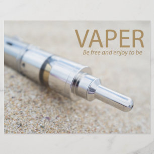 E-cig and vaping flyer