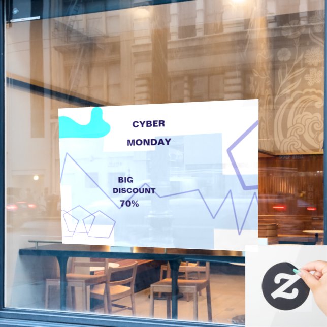 E-commerce Cyber Monday Deal (Cafe Window)