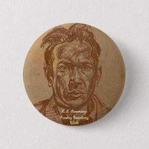 E. E.Cummings 6 Cm Round Badge