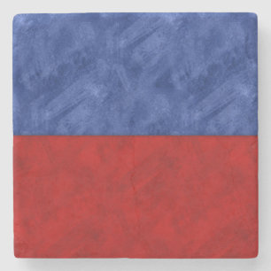 E Echo Watercolor Nautical Signal Maritime Flag Stone Coaster