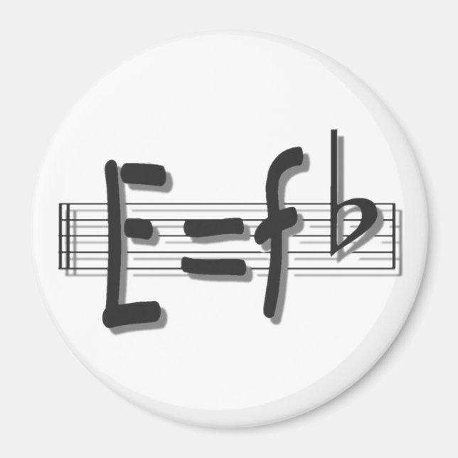 E=F flat Magnet (Front)