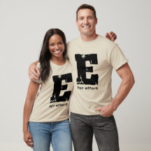 E for Effort - Black