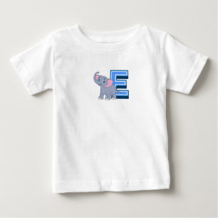 E for Elephant Baby T-Shirt