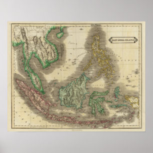 E India Islands Poster