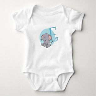 E is for Elephant Baby Bodysuit