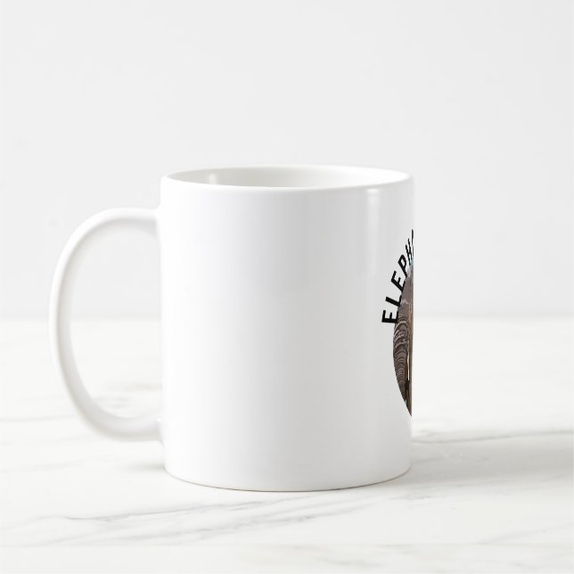E is for Elephant Keeper Coffee Mug (Left)