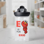 E is for Elmo | Add Your Name Water Bottle<br><div class="desc">Personalise this fun Elmo design by adding your name and first letter. © 2022 Sesame Workshop. www.sesamestreet.org</div>