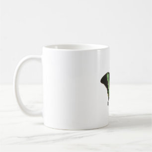 E is for Emerald Swallowtail Moth  Coffee Mug