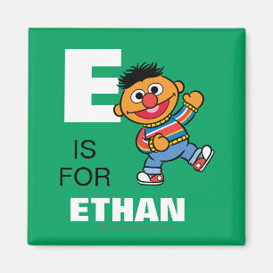 E is for Ernie   Add Your Name Magnet