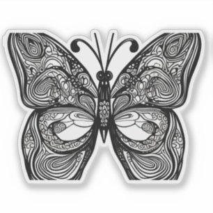 E.J. Gold Butterfly Removable Vinyl