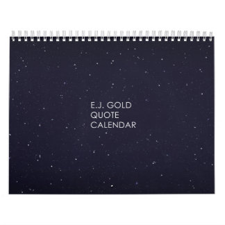 E.J. Gold Quote Calendar