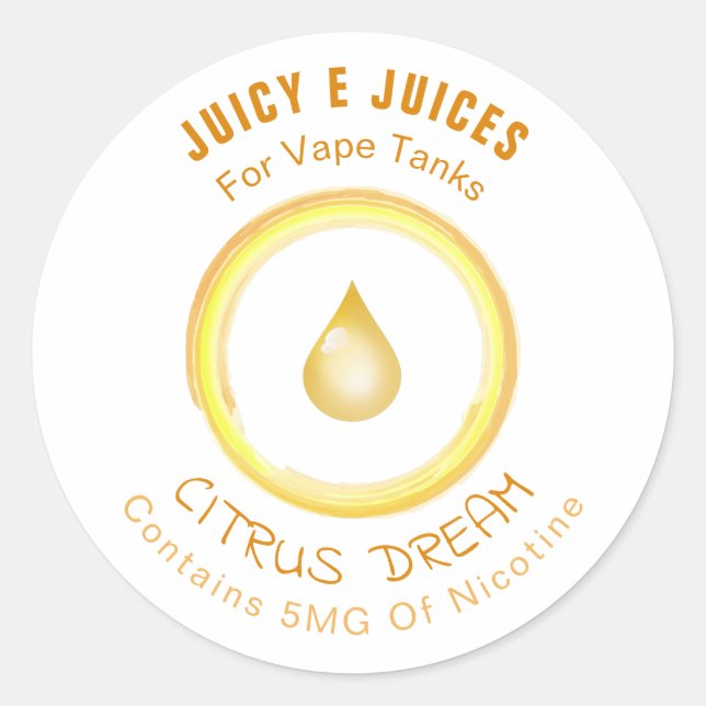 E Juice Labels (Front)