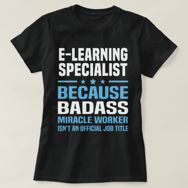 E-Learning Specialist T-Shirt (Design Front)