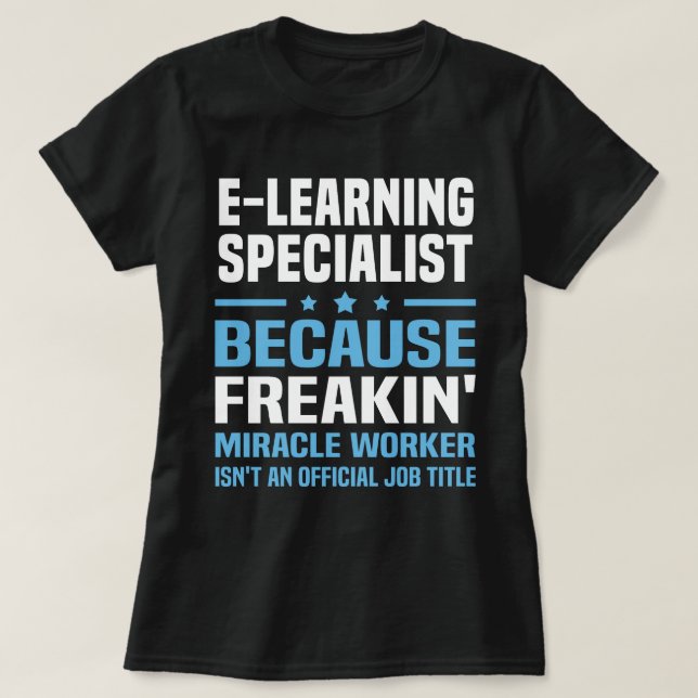 E-Learning Specialist T-Shirt (Design Front)