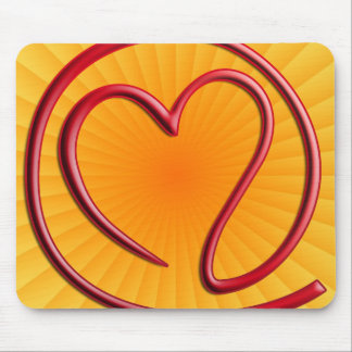 e m a i l 4 y o u | yellow radial mouse pad