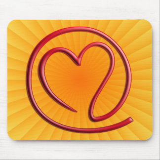 e m a i l 4 y o u | yellow radial mouse pad