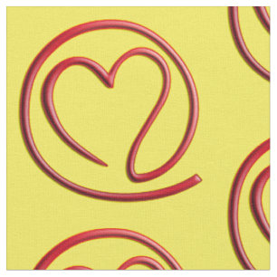 E-MAIL for you HEART @ sign + your backgr. & ideas Fabric
