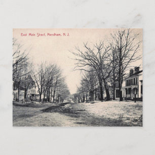 E Main St, Mendham, NJ Vintage Postcard