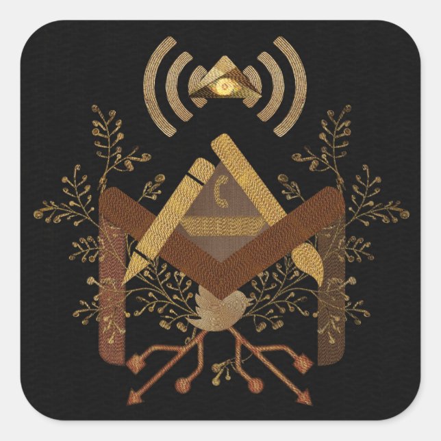 e-Mason 2014 Square Sticker (Front)