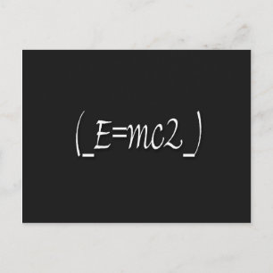 (_E=mc2_) copy Postcard