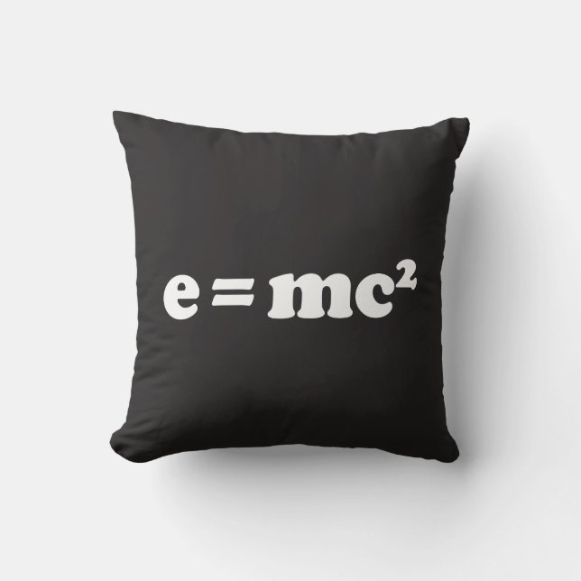 e = mc2 cushion (Front)