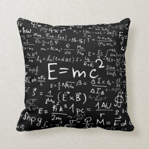 e=mc2 cushion