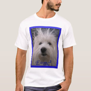 E=mc2 dog  t-shirt
