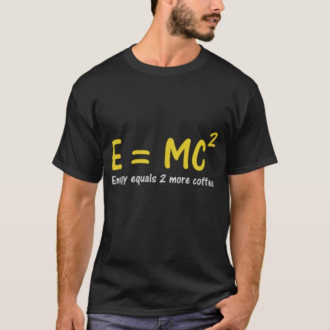 E=MC2 Geek T-Shirt (Front)