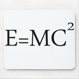 e=mc2 mouse pad