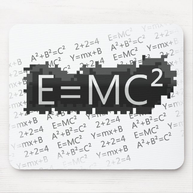 E=mc2 mousepad (Front)