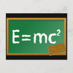 E=mc2 Postcard
