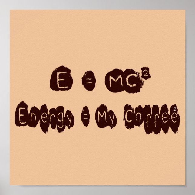 E = MC2 POSTER (Front)