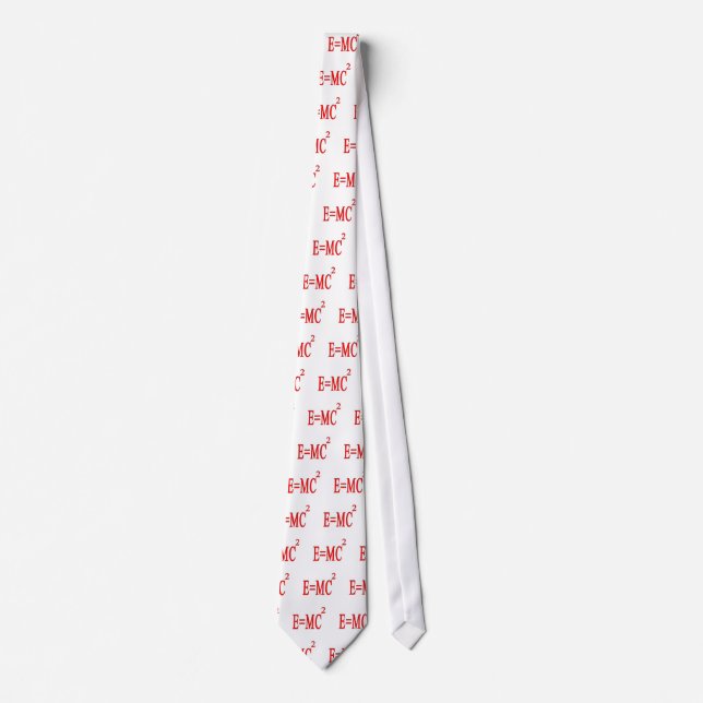 E=MC 2 (red) Tie (Front)