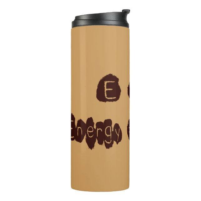 E=MC Coffee Thermal Tumbler (Rotated Left)