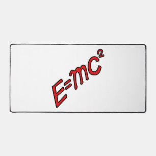 E = mc² – Genius Mode On Desk Mat