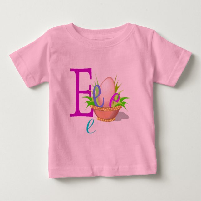 E - Monogram  Collection Baby T-Shirt (Front)