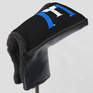 E Monogram overlaid on Scottish Flag pccnt Golf Head Cover