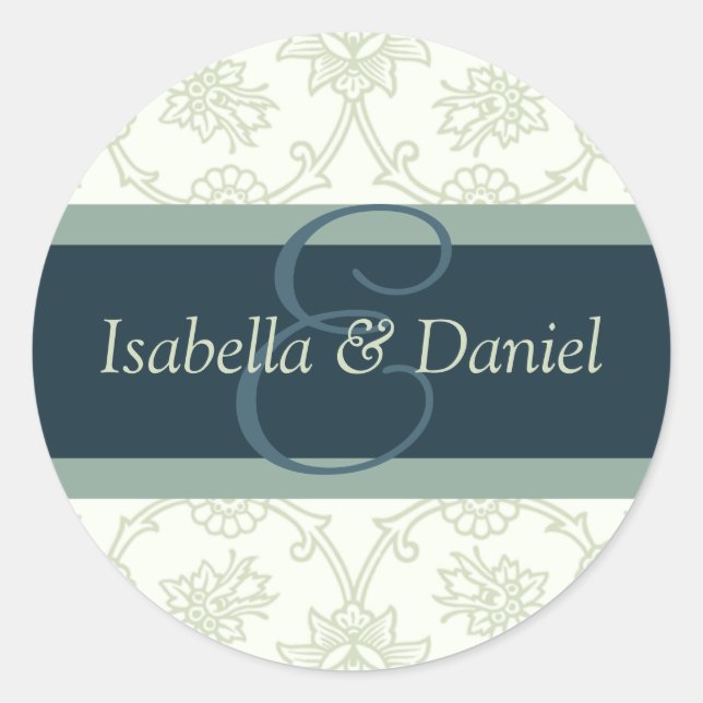 E Monograms For Wedding Invitation Seals (Front)